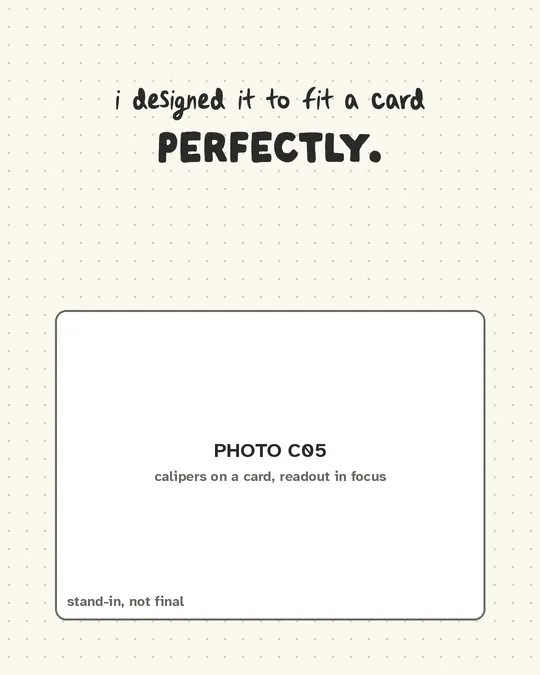 Carousel cover: i designed it to fit a card, perfectly.